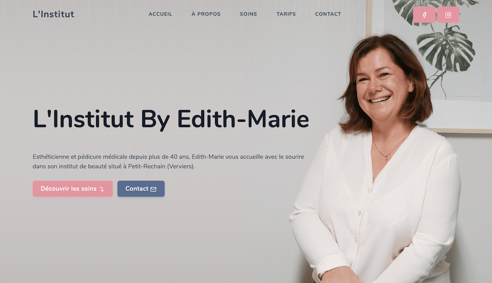 Site internet — L'Institut By Edith-Marie