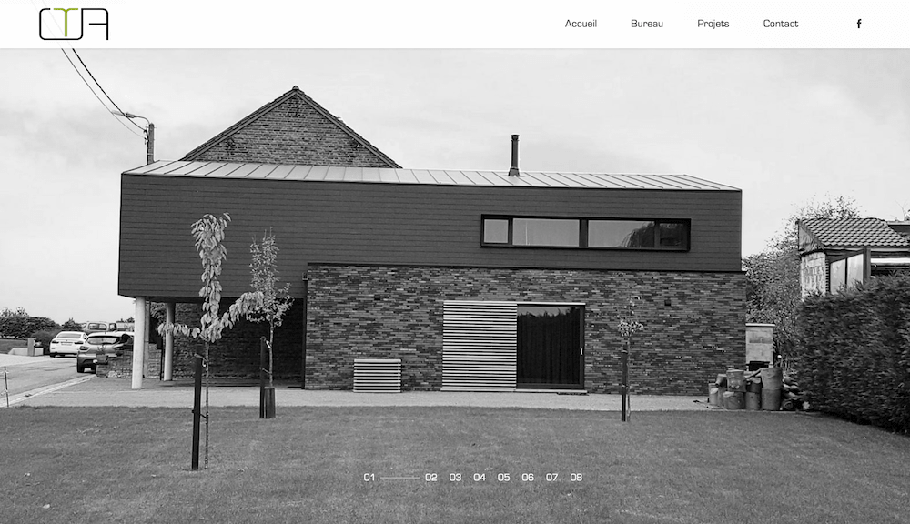 Site internet — Christophe Thirionet Architecte