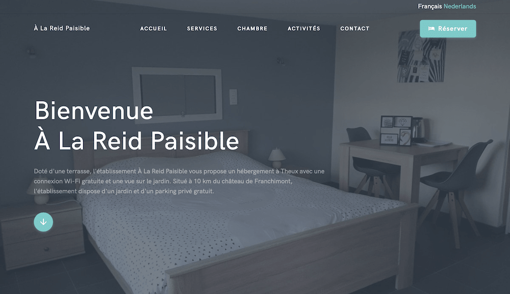 Site internet — À La Reid Paisible