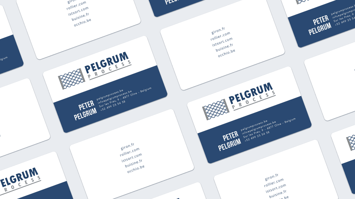 Carte de visite — Pelgrum Process